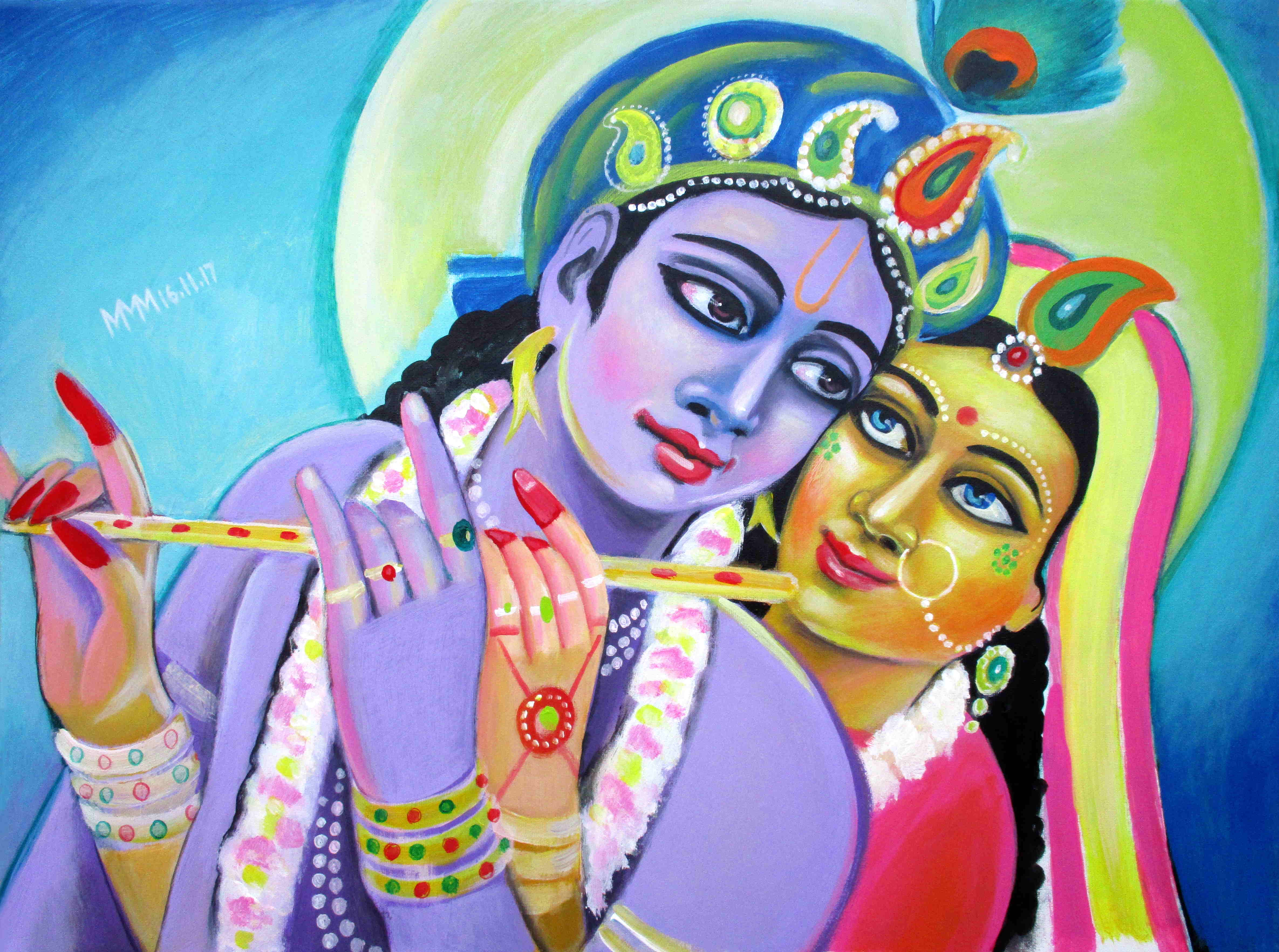 1480 Radha&Krishna
